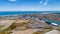 Aerial view of Port La Nouvelle in the Aude