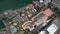 Aerial view of Port Louis Mauritius, city center.