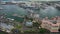 Aerial view of Port Louis Mauritius, city center