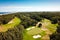 Aerial View of Port Macquarie Golf Course Australia