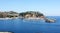 Aerial view of the port of Sant Feliu de Guixols