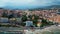 Aerial view of Porto Maurizio on the Italian Riviera in the province of Imperia, Liguria, Italy