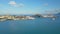 Aerial view of Portoferraio historical harbor, Elba Island, Tuscany, Italy.