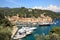 Aerial view on Portofino. Liguria, Italy.