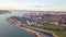 Aerial view of Portsmouth, Hampshire, Great Britain