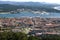 Aerial view of Portuguese city Viana do Castelo