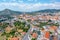 Aerial view of Portuguese town Portalegre