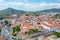 Aerial view of Portuguese town Portalegre