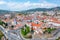 Aerial view of Portuguese town Portalegre