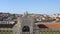 Aerial view of Praca do Comercio in lisbon portugal