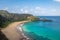 Aerial view of Praia do Sancho Beach - Fernando de Noronha, Pernambuco, Brazil