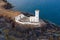 Aerial view of Praia lighthouse in Santiago - Capital of Cape Verde Islands - Cabo Verde