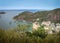 Aerial view of Praia Vermelha Beach from Urca Mountain - Rio de Janeiro, Brazil