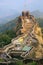 Aerial view of Pratapgad fort, Satara, Maharashtra