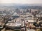 Aerial view of Pretoria downtown, capital city of South Africa