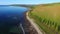 Aerial view of pristine Australian coastline