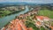 Aerial view of Ptuj