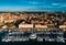 Aerial view from Pula Marina, Croatia