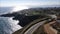 Aerial view of Punta Angeles Lighthouse at in Chile