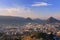 Aerial view of Pushkar city, India