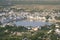 Aerial view of pushkar lake