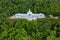 Aerial view of Pushkin Gallery in summer, Zheleznovodsk, Stavropol Krai, Russia