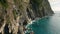 Aerial view of Qingshui Cliff in Taroko National Park , Taiwan