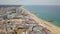 Aerial view of Quarteira resort during sunny day, Algarve, Portugal