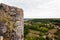 Aerial view of the Quercy Blanc in France