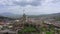 Aerial view. Rabat fortress is the main attraction of the Georgian city of Akhaltsikhe