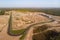 Aerial view of the race track in Finland