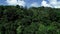 Aerial view of rainforest Flight over of jungle forest abundant Beautiful green forest nature environment Amazing landscape