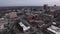 Aerial View of Raleigh Inner-city One-way streets, traffic Movement and Buildings