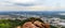 Aerial view of rapidly sprawling Gaborone city spread out over the savannah, Gaborone, Botswana, Africa