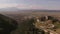 Aerial view of Rasnov town and Fortress