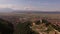 Aerial view of Rasnov town and Fortress