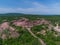 Aerial view of Red Granite Strip mine