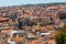 Aerial view of the red roofs of Alfama, the historic area of Lisbon