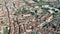 Aerial View Red Tiled Roofs City