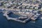 Aerial View of the Redondo Beach Pier near Los Angeles Californi