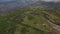 Aerial view of the remains of the abandoned Kashiwabara airfield