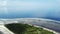 Aerial View of Remote Island and Reef in Banda Sea