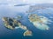 Aerial View of Remote Rock Islands in Raja Ampat