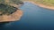Aerial View Reservoir near Dam