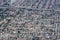 Aerial view of residential houses in Texas