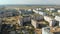 Aerial view of Residential multi-storey buildings in the city