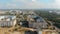 Aerial view of Residential multi-storey buildings in the city