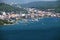 Aerial view of the resort coast of Vietnam