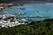 Aerial view of the resort coast of Vietnam