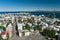 Aerial view of Reykjavik on Iceland
